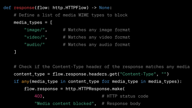 Blocking Media Content with mitmproxy: A Step-by-Step Guide